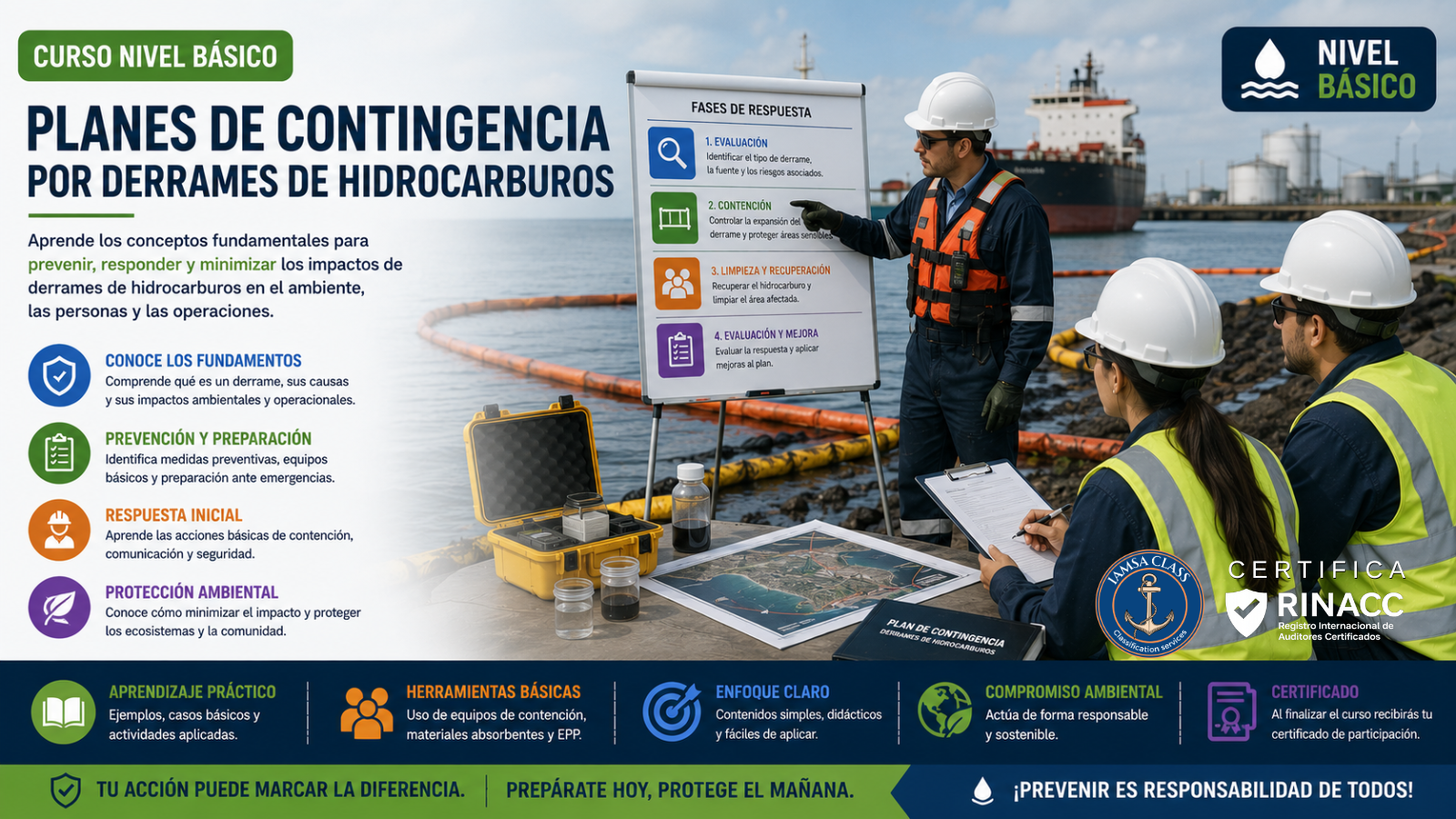 Contingencia por Derrames - Nivel básico