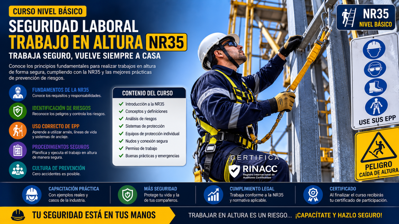 Trabajo en Altura NR35 - Nivel básico