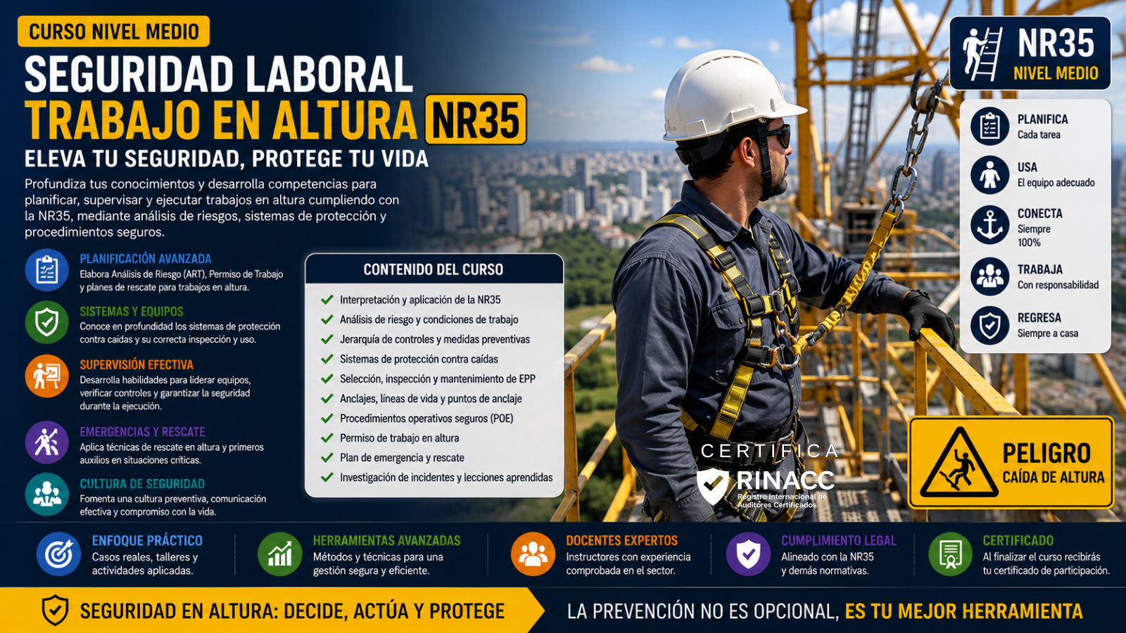 Trabajo en Altura NR35 - Nivel medio